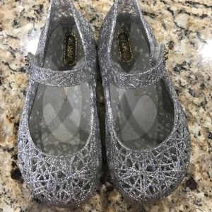 Mini Melissa Silver Zig Zags